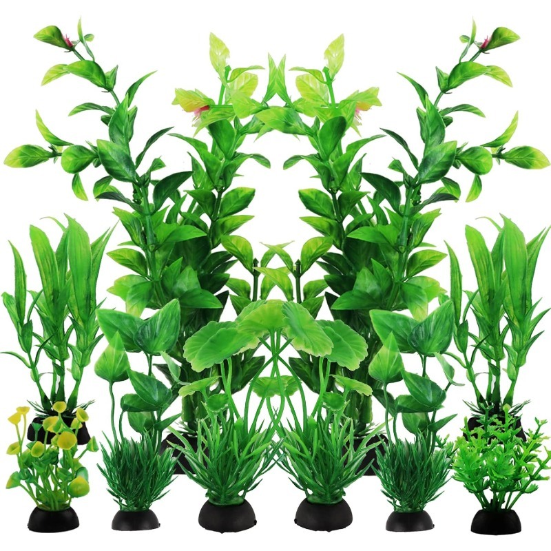 10Pcs/set Artificial Aquarium  - Aquarium Plant Vine review and price
