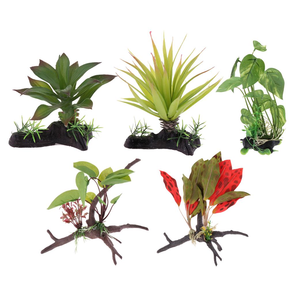 Reptile Terrarium Plant Artifi - Aquarium Plant Vine review and price
