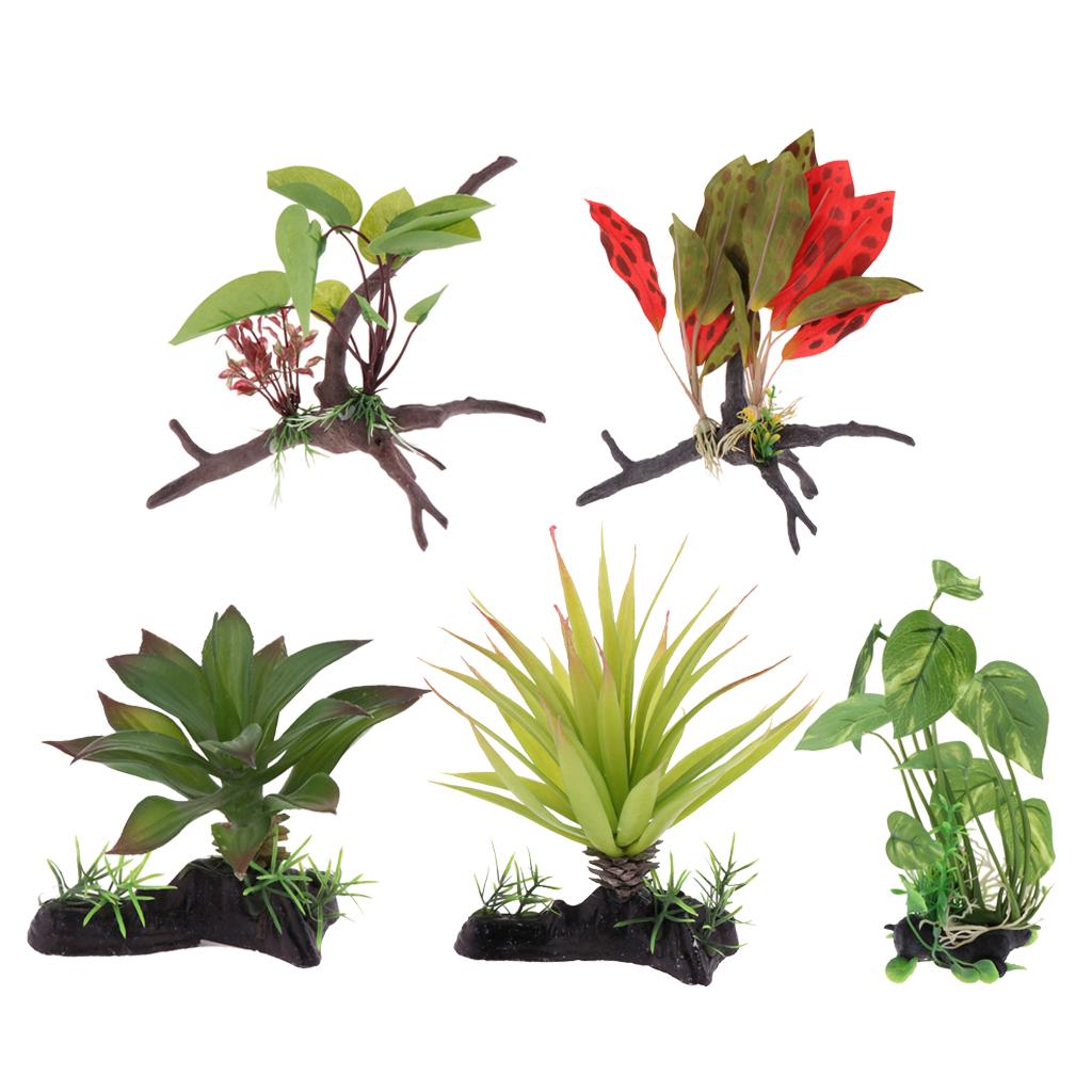 Reptile Terrarium Plant Artifi - Aquarium Plant Vine review and price